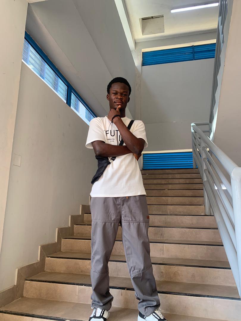 Ameyaw Williams working on a project